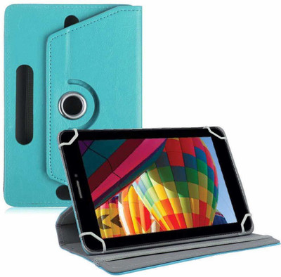 TGK Flip Cover for iBall Slide Performance Series 3G 7271-HD70 Tablet 7"(Blue, Cases with Holder)