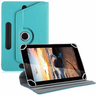 TGK Flip Cover for iBall Q7218, iBall Slide Octa A41 7 inch(Blue, Cases with Holder)