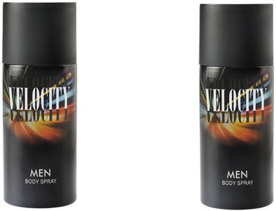 VELOCITY EN BODY SPRAY (125 ML / 88 G) Body Spray  -  For Men(250 ml, Pack of 2)