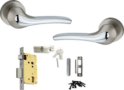 ATOM Zinc Alloy Matte Handlesets(Silver, Black)