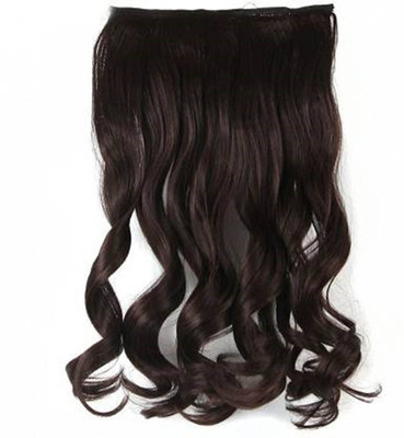 Styllofy Soft Synthetic Clip in  Extension Hair Extension