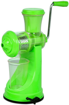 JAY BALAJI Plastic Hand Juicer Combo with Multi Vegetable Cutter Hand Juicer(Green)