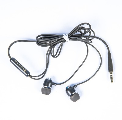 BENISON INDIA HB-HFK 12Headset/earphone with mic - grey Wired Headset(Grey, In the Ear)