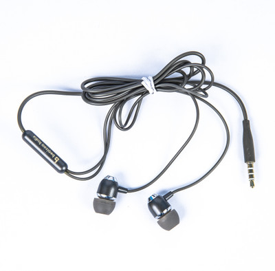 coupon Envent In-Ear Wired Earphones with Mic (Beatz 307, Grey) | BENISON INDIA HB-HFK 12Headset/earphone with mic – grey Wired Headset(Grey, In the Ear)