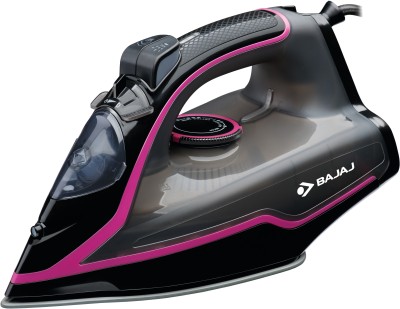 BAJAJ MX35N 2000 W Steam Iron  (Black, Pink)