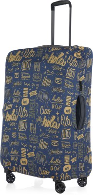 Nasher Miles Luggage Cover Eco Friendly Polyester 55 cm (20 Inch) Small Protective Luggage Cover (Dark Blue) Luggage Cover  (Small, Dark Blue)