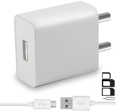 GoSale Wall Charger Accessory Combo for Micromax Canvas Mega 2, Micromax Vdeo 2, Micromax Canvas Sliver 5, Micromax Canvas Knight 2 4G, Micromax Canvas Juice 4 Q382, Micromax Canvas Nitro A311, Micromax Unite 4 Pro, Micromax Canvas Unite 4 Plus, Micromax Canvas Nitro 3 E455 Charger Original Adapter 