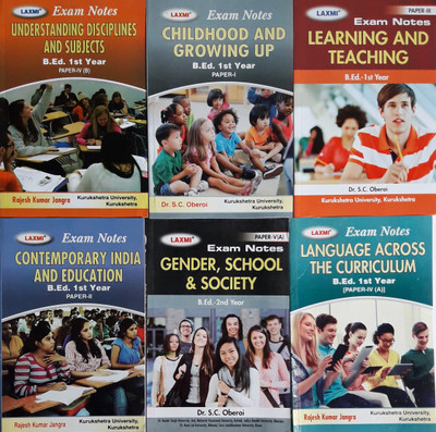 Exam Notes Understanding Disciplines And Subjects, Language Across The Curriculum, Gender School & Society,Childhood And Growing Up, Learning And Teaching, Contemporary India And Education In English Language(Paperback, DR.S.C. OBEROI, RAJESH KUMAR JANGRA)