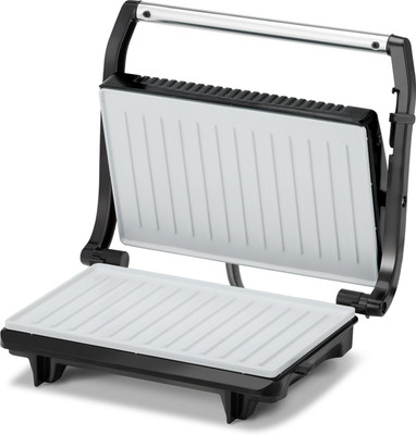 KENT Sandwich Maker Grill(Brushed Silver Panel, Black)