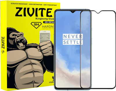ZIVITE Edge To Edge Tempered Glass for OnePlus 7T(Pack of 1)