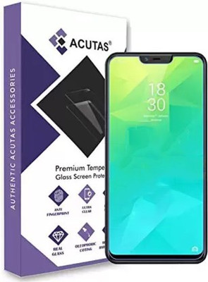 ACUTAS Tempered Glass Guard for Oppo Realme 2, OPPO A5, Oppo A3s(Pack of 1)