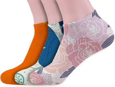 mefunky Women Printed Ankle Length(Pack of 3)