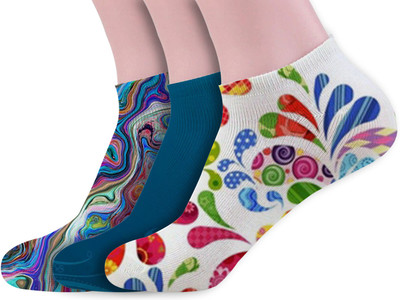 mefunky Women Printed Ankle Length(Pack of 3)