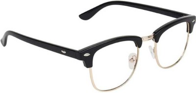 I Flash Clubmaster Sunglasses(For Men & Women, Clear)