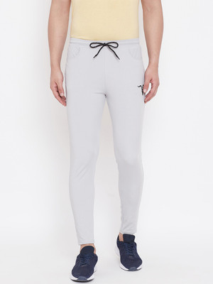 YOGAIR Solid Men White Track Pants