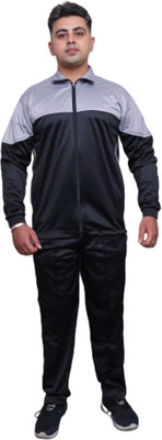 Tempest Solid Men Track Suit