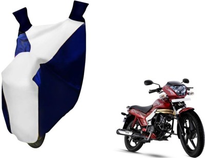 WolkomHome Two Wheeler Cover for Mahindra(Centuro, Blue, White)