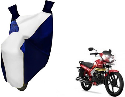 WolkomHome Two Wheeler Cover for Mahindra(Centuro, Blue, White)