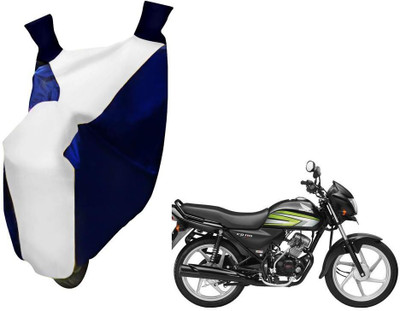 WolkomHome Two Wheeler Cover for Honda(CD, Blue, White)