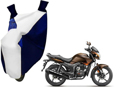 WolkomHome Two Wheeler Cover for Hero(Hunk, Blue, White)
