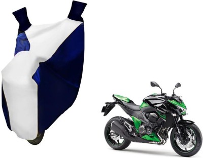 WolkomHome Two Wheeler Cover for Kawasaki(Z250, Blue, White)