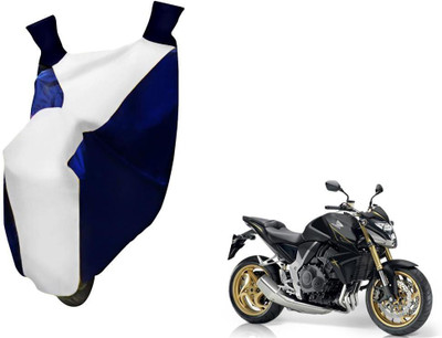WolkomHome Two Wheeler Cover for Honda(CBR 1000RR, Blue, White)