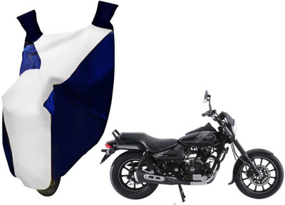 WolkomHome Two Wheeler Cover for Bajaj(Avenger, Blue, White)