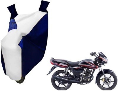 WolkomHome Two Wheeler Cover for TVS(Phoenix, Blue, White)