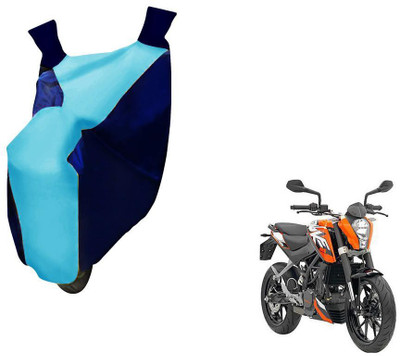 WolkomHome Two Wheeler Cover for KTM(Duke 200, Blue)