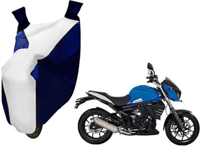 WolkomHome Two Wheeler Cover for Mahindra(Mojo, Blue, White)