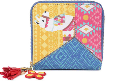 Chumbak Women Casual Multicolor Artificial Leather Wallet(5 Card Slots)