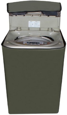 JM Homefurnishings Top Loading Washing Machine  Cover(Width: 67 cm, Green, Plain)