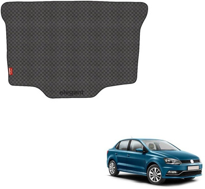 elegant PVC Standard Mat For  Volkswagen Ameo(Black)