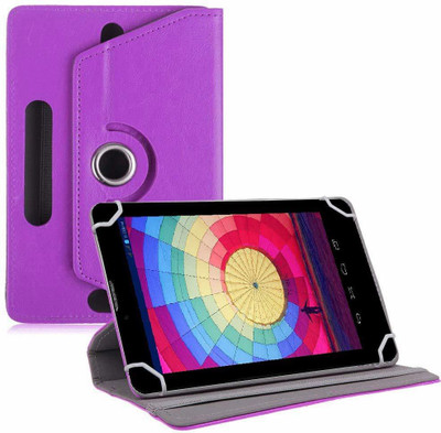 TGK Flip Cover for Datawind Ubislate 3G7X / 7SC Tablet 7 inch(Purple, Cases with Holder)