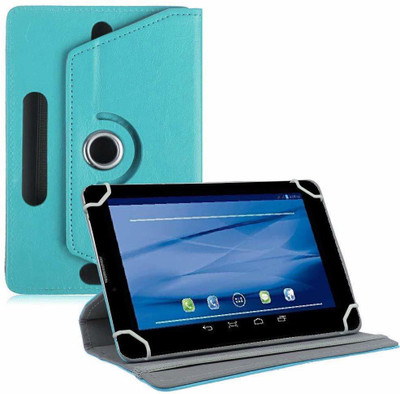 TGK Flip Cover for Datawind UbiSlate 7C Plus, 3G7Z Tablet 7 inch(Blue, Cases with Holder)
