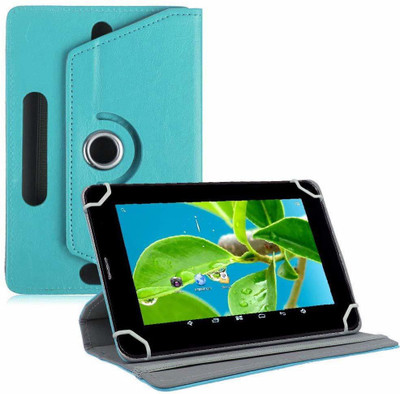 TGK Flip Cover for Datawind Ubislate 7DCX, 7CZ, 27CZ Tablet (7 inch)(Blue, Cases with Holder)
