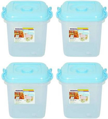 Randal Plastic Utility Container  - 10 L(Pack of 4, Blue)