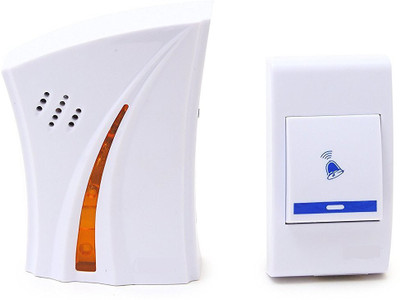 Citra Wireless Remote Control Plastic Door Calling Bell (White) Wireless Door Chime(1 Tune)