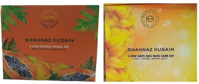 Shahnaz Husain Anti-Tan + Papaya Facial Kit(Pack Of 2)(2 x 50 g)