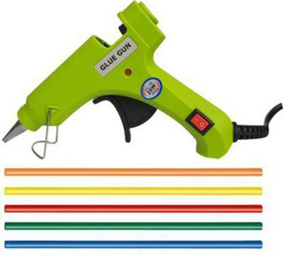 GUNSTICK GLUE GUN NEON 20W 20WATT WITH 5 FLUORESCENT STICKS Standard Temperature Corded Glue Gun(7 mm)