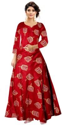 MUDRIKA Anarkali Gown(Maroon)