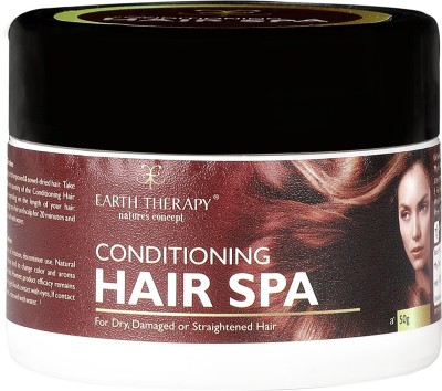 EARTH THERAPY Hair Spa Professional Salon Conditioning Hair Treatment Deep Nourishing at Home for Natural Strength & Shine For Women and Men(50 g)