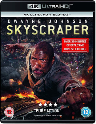 Skyscraper (4K UHD + Blu-ray) (Region Free) (2-Disc Set) (Fully Packaged Import)(4K(UHD) Blu-ray English)