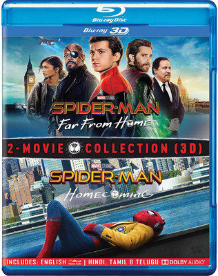 2 Movies Collection: Spider-Man: Far From Home + Spider-Man: Homecoming (Blu-ray 3D) (2-Disc)(3D Blu-ray English)