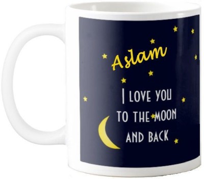 Exocticaa Aslam Love Romantic Quotes 75 Ceramic Coffee Mug(325 ml)