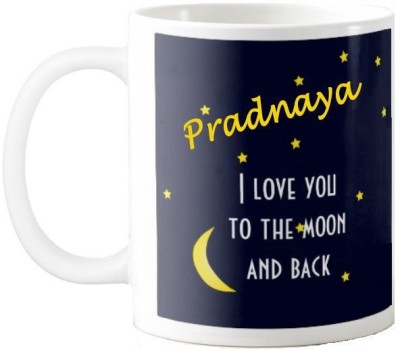 Exocticaa Pradnaya Love Romantic Quotes 75 Ceramic Coffee Mug(325 ml)