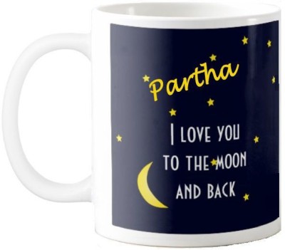 Exocticaa Partha Love Romantic Quotes 75 Ceramic Coffee Mug(325 ml)