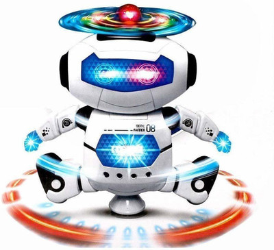 BabyBaba Dancing Robot with 3D Lights and Music(Multicolor)