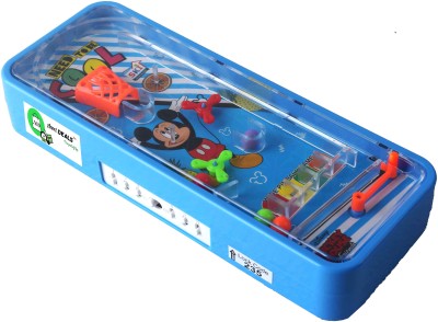 AneriDEALS 03 Micky Mouse Art Plastic Pencil Box(Set of 1, Blue, Multicolor)