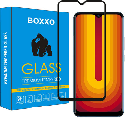 Boxxo Edge To Edge Tempered Glass for Vivo U20(Pack of 1)